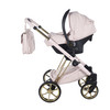 Junama Cubby Pink Gold Pram & Pushchair