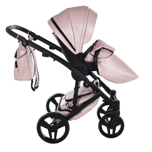 Junama S-Class Pink pram, pushchair and changing bag