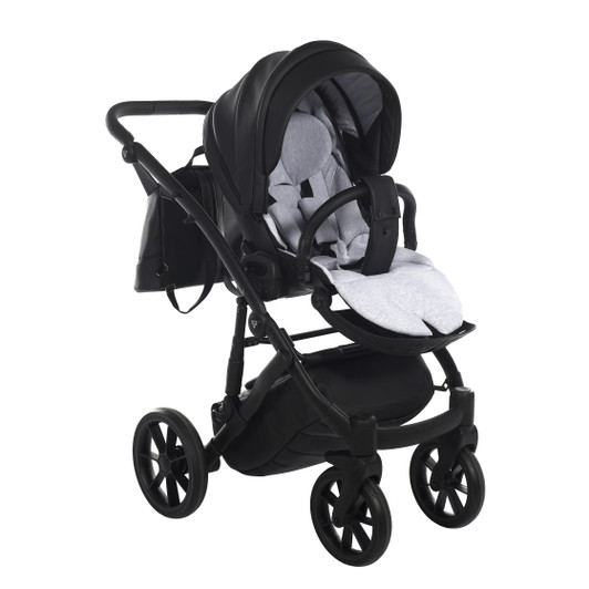 Junama Space Eco Black 2‑in‑1 Pram Pushchair Travel System