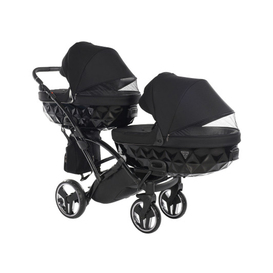 Junama Core Black Duo Slim Pram Pushchair
