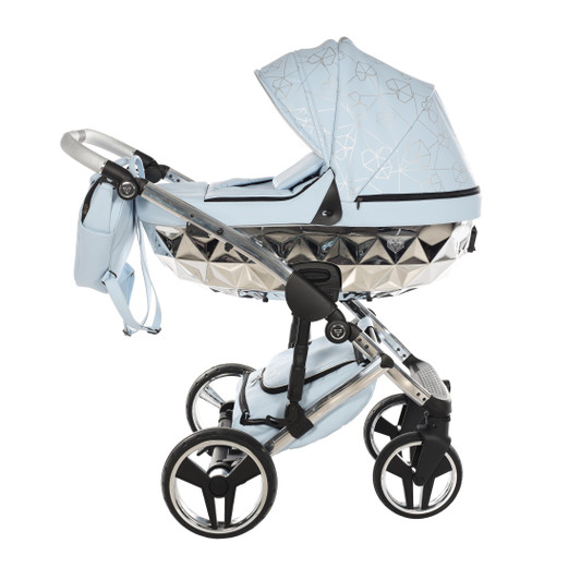 Junama Heart Blue 2‑in‑1 Pram Pushchair Travel System