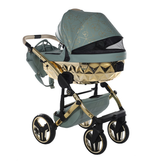 Junama Heart Green Pram Pushchair Travel System