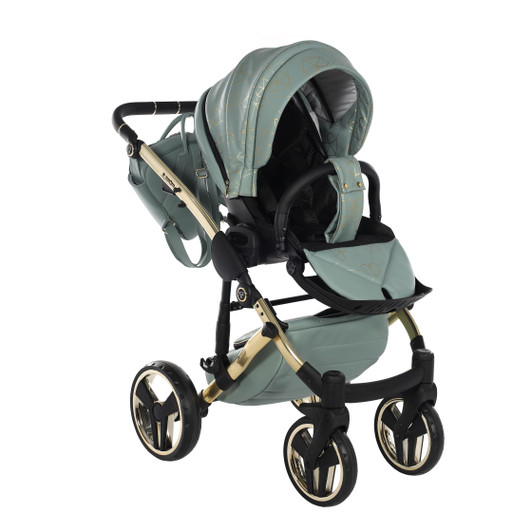 Junama Heart Green Pram Pushchair Travel System