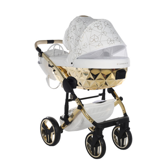 Junama Heart White Pram & Pushchair