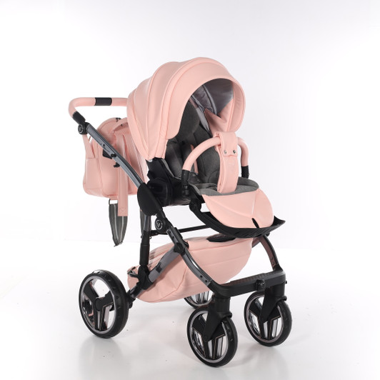 Junama Handcraft Apricot 2‑in‑1 Pram Pushchair Travel System