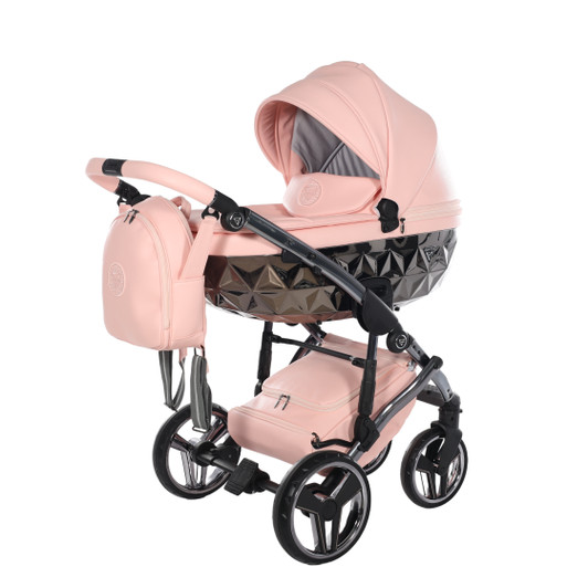 Junama Handcraft Apricot 2‑in‑1 Pram Pushchair Travel System