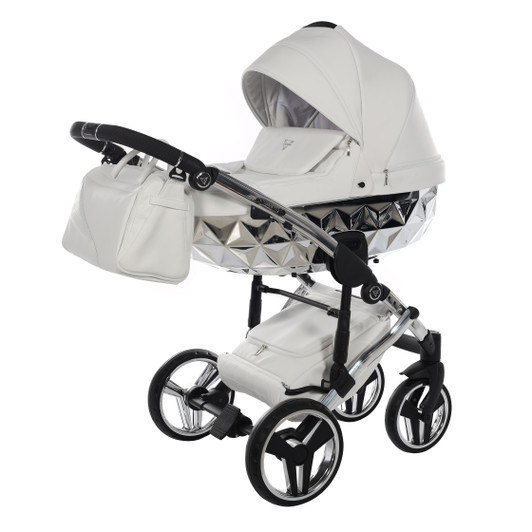 Junama Fluo Individual Mirror White Silver