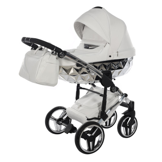 Junama Fluo Individual Mirror White Silver