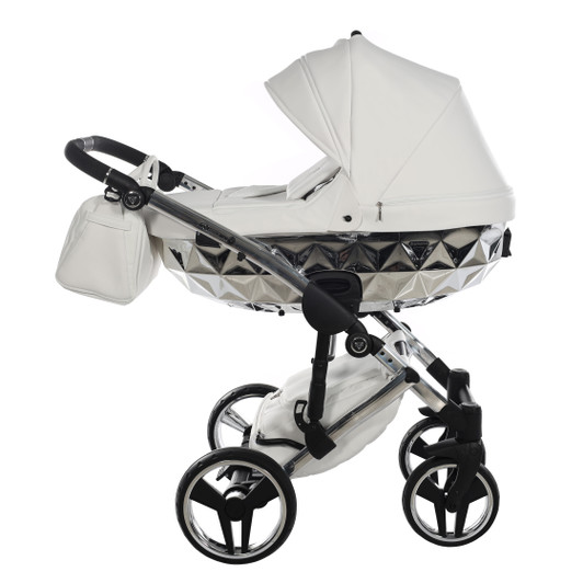 Junama Fluo Individual Mirror White Silver