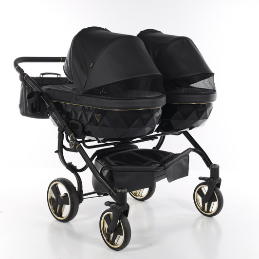 Junama Fluo Line Duo Black Pram Pushchair