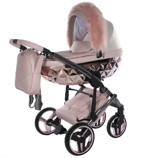 Junama Pink Luxury Faux Fur Collar