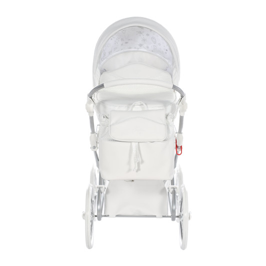 Junama Dolce White Silver Doll's Pram