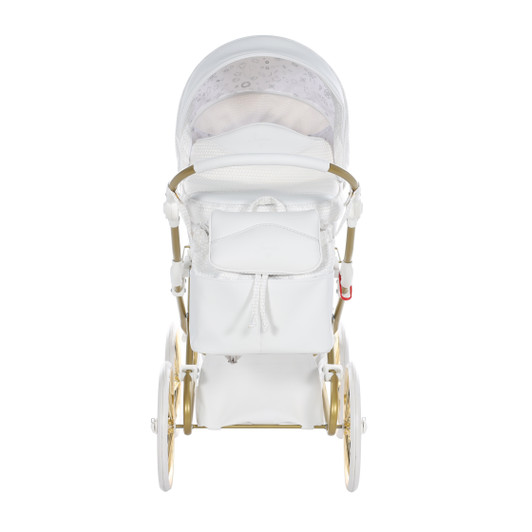 Junama Dolce White Gold Doll's Pram