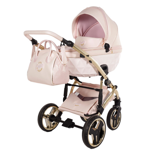 Junama Candy Premium Pearl Pink Pram & Pushchair
