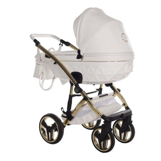 Junama Candy Premium White Pram Pushchair Travel System