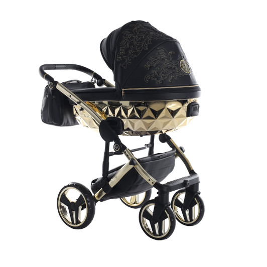 Junama Enzo Black Gold Pram & Pushchair