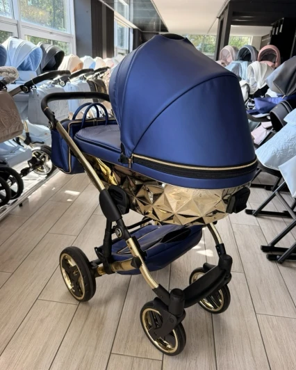 Junama Fluo Line Navy Gold Pram & Pushchair