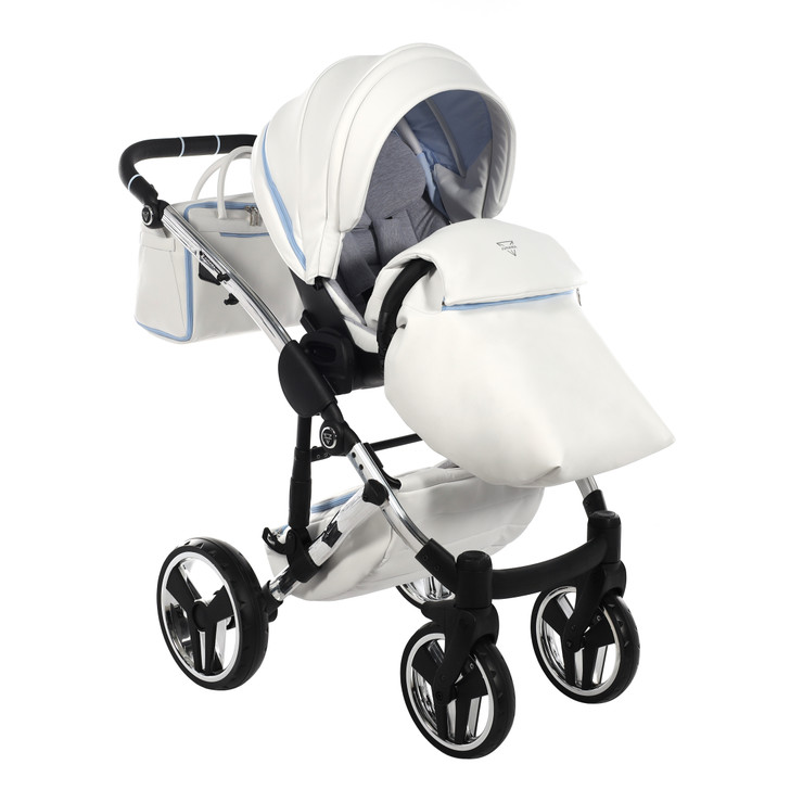 Junama Candy Blue stroller, pushchair and changing bag