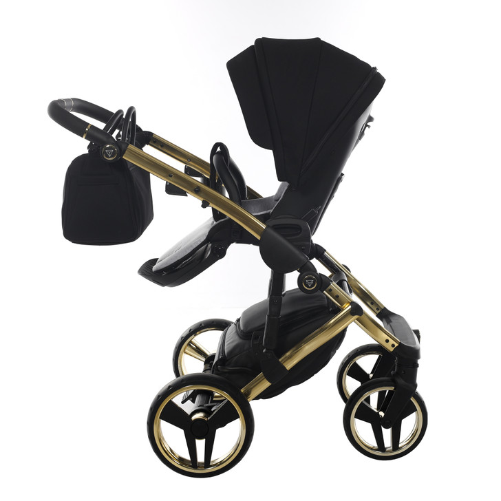 Junama Diamond S Line Black Gold Pram Pushchair Travel System