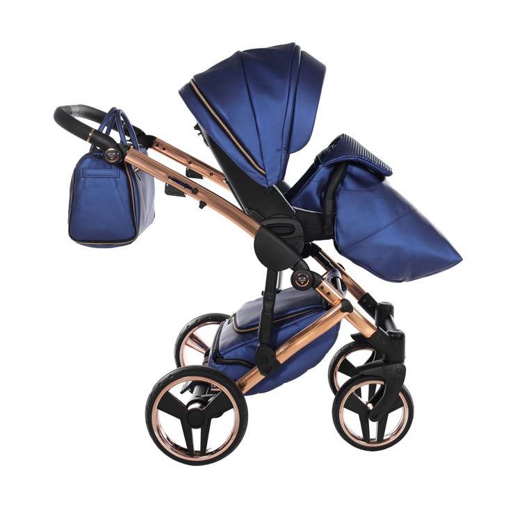 Junama Fluo Line Navy Pram Pushchair Travel System