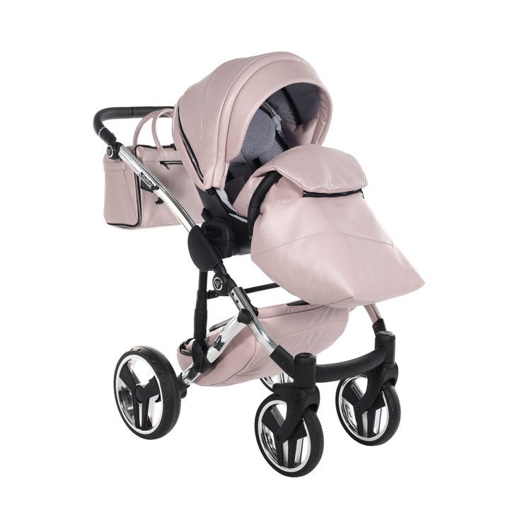 Junama Fluo Line Pink Pram Pushchair Travel System