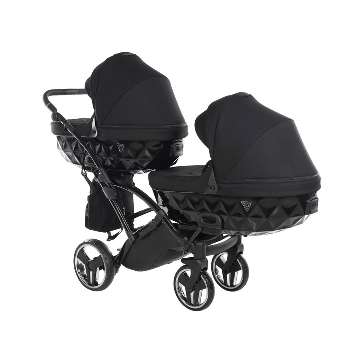 Junama Core Black Duo Slim Pram Pushchair