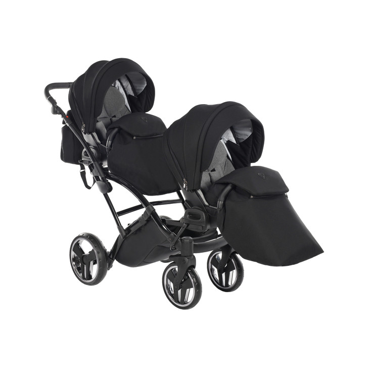 Junama Core Black Duo Slim Pram Pushchair