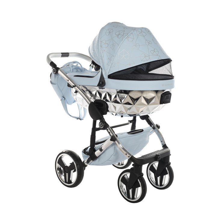 Junama Heart Blue Pram Pushchair Travel System
