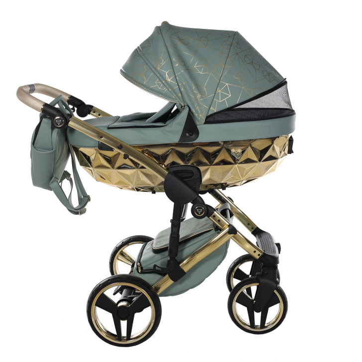 Junama Heart Green Pram Pushchair Travel System