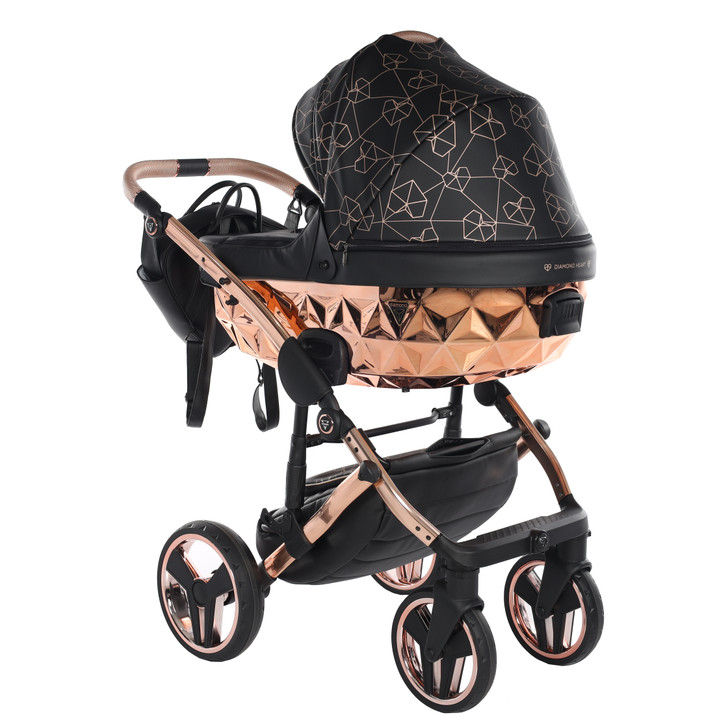 Junama Heart Black Pram & Pushchair
