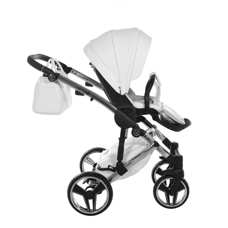 Junama Fluo Individual Mirror White Silver Pram & Pushchair
