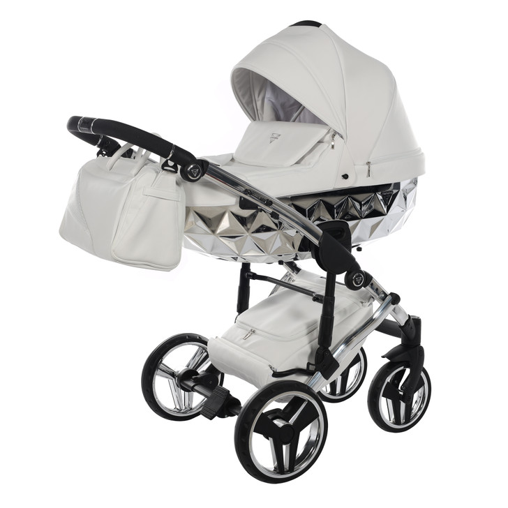 Junama Fluo Individual Mirror White Silver