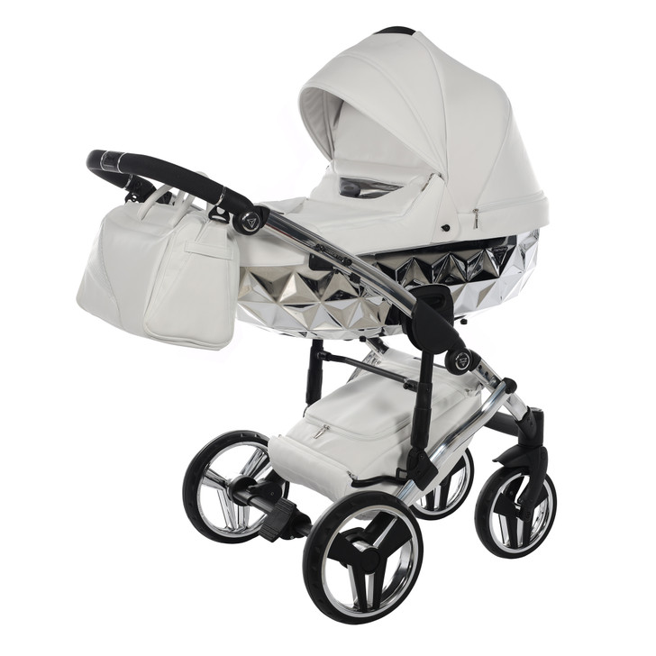 Junama Fluo Individual Mirror White Silver