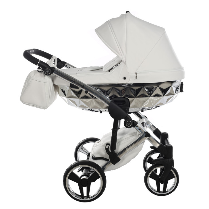 Junama Fluo Individual Mirror White Silver