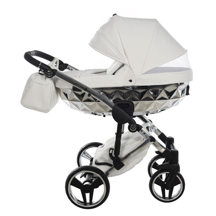 Junama Fluo Individual Mirror White Silver