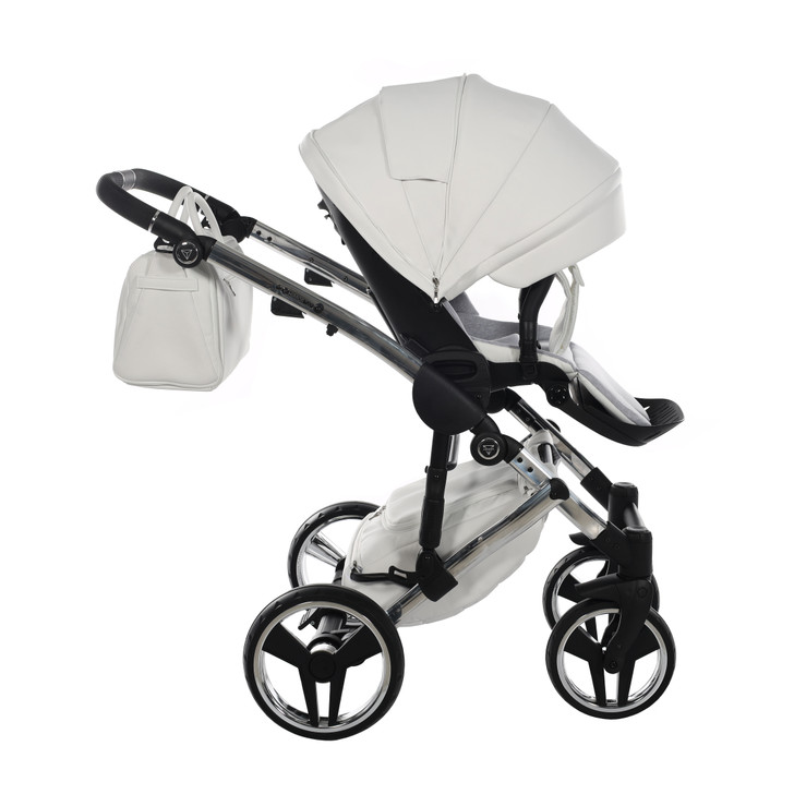 Junama Fluo Individual Mirror White Silver Pram & Pushchair