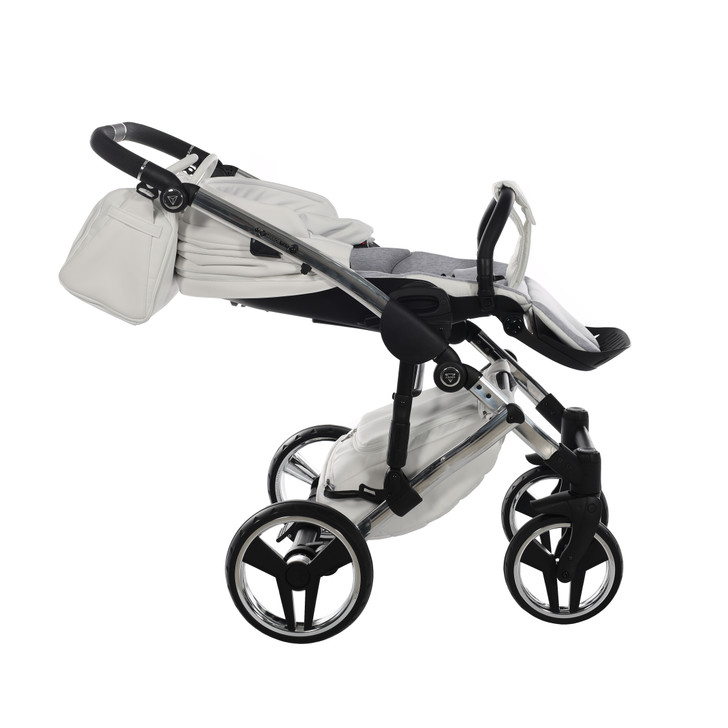 Junama Fluo Individual Mirror White Silver Pram & Pushchair