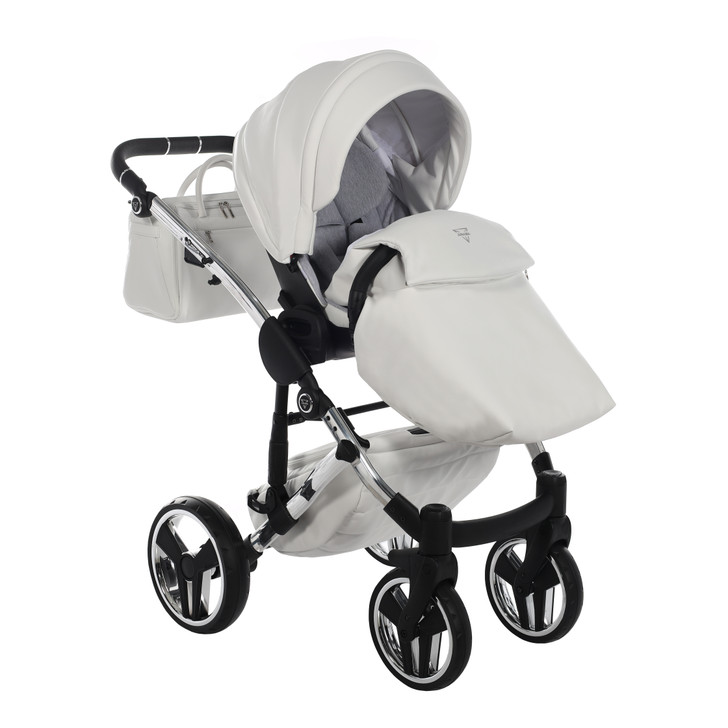 Junama Fluo Individual Mirror White Silver