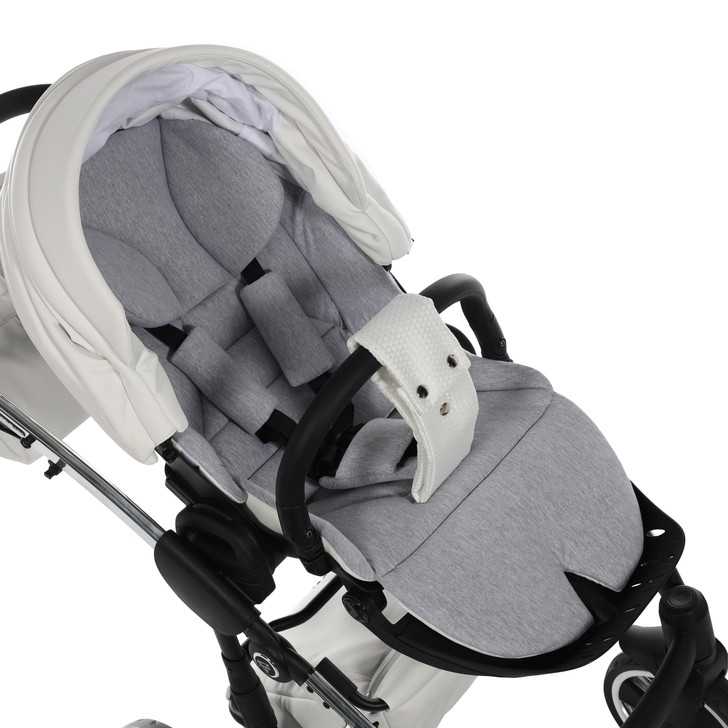 Junama Fluo Individual Mirror White Silver