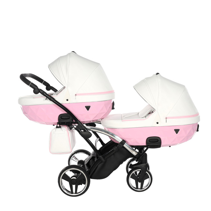 Junama Candy Pink Duo Slim Pram Pushchair
