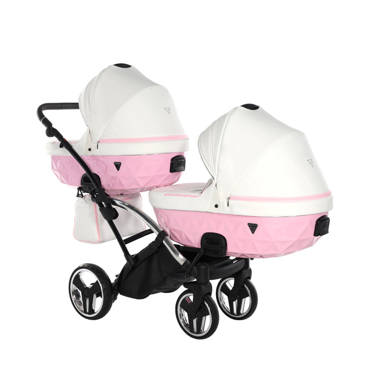 Junama Candy Pink Duo Slim Pram Pushchair