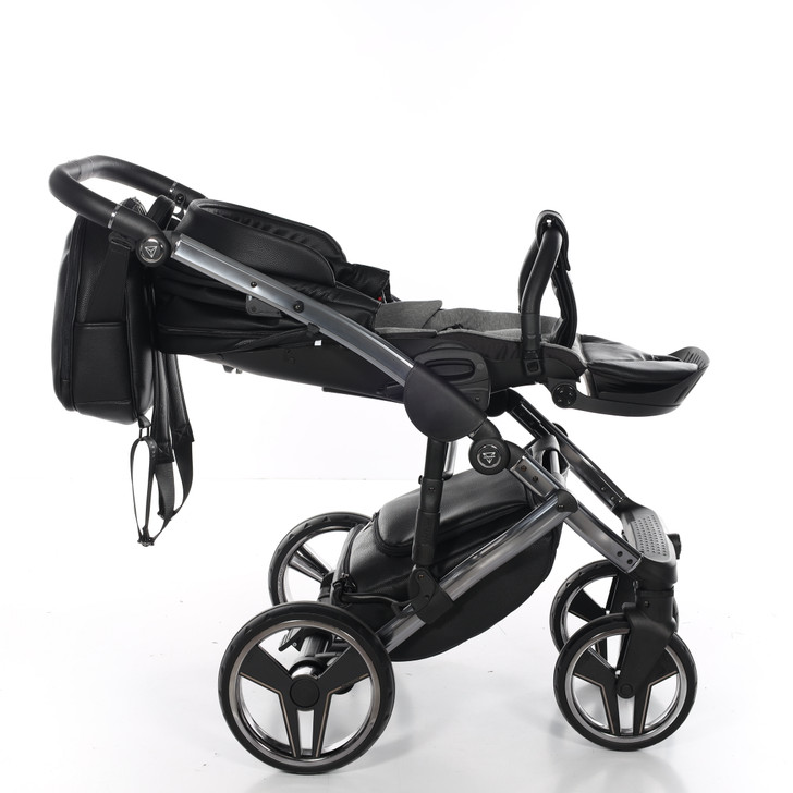 Junama Handcraft Black Pram Pushchair Travel System