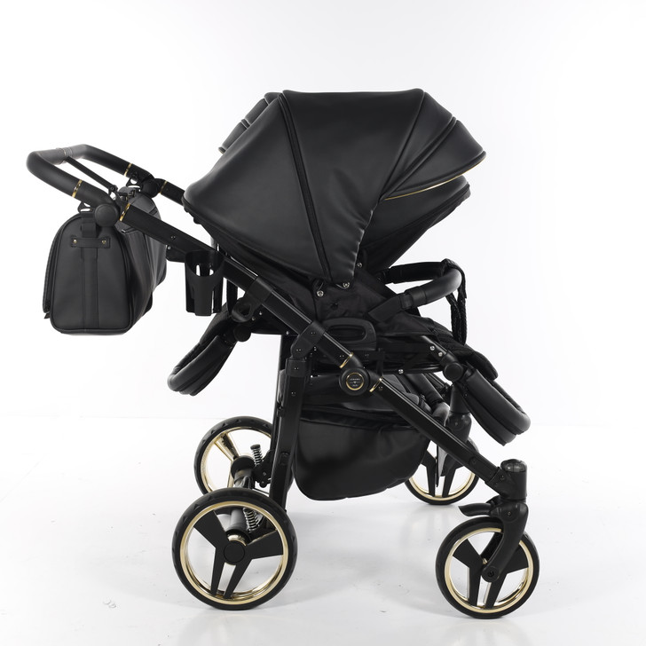 Junama Fluo Line Duo Black Pram Pushchair