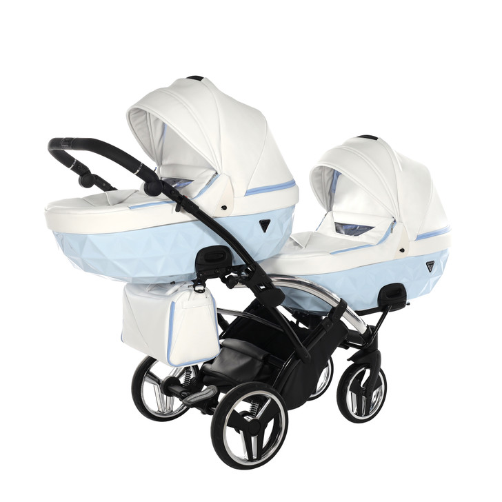 Junama Candy Blue Duo Slim Pram Pushchair
