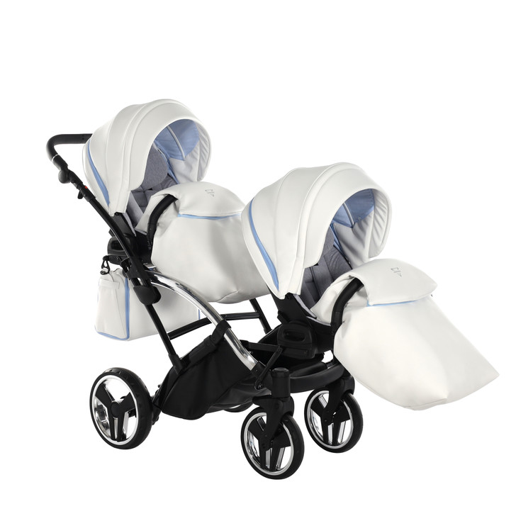 Junama Candy Blue Duo Slim Pram Pushchair