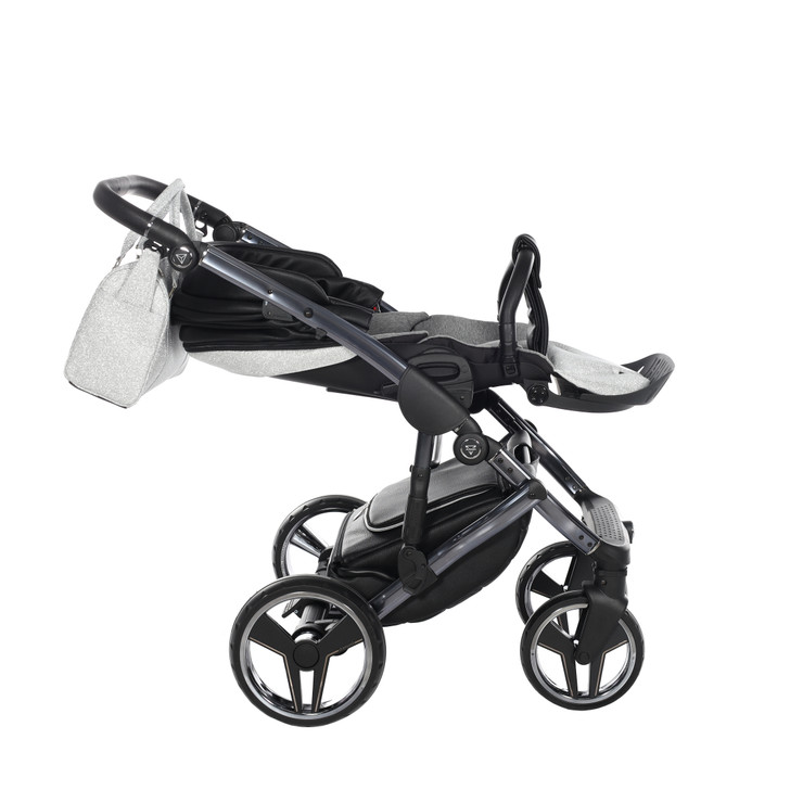 Junama Handcraft Glitter Black Pram & Pushchair