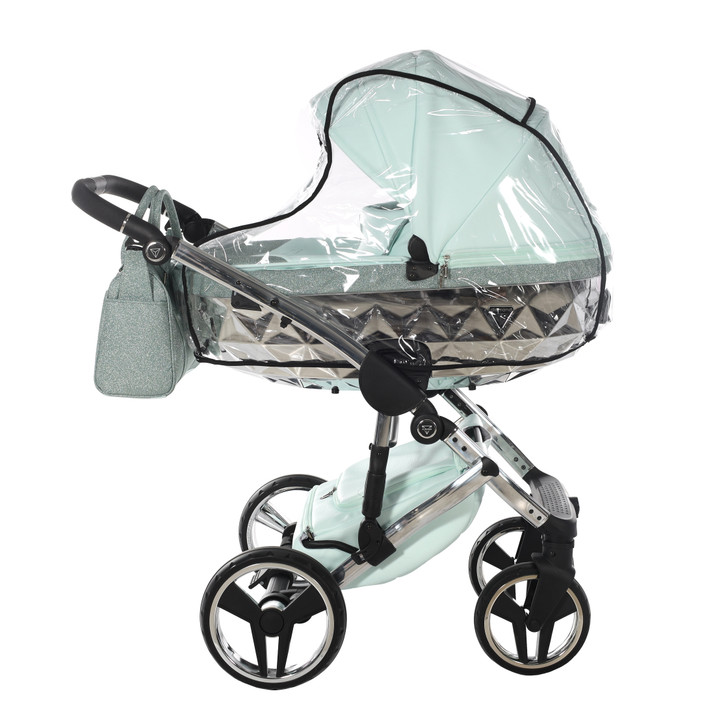 Junama Handcraft Glitter Mint Pram Pushchair Travel System