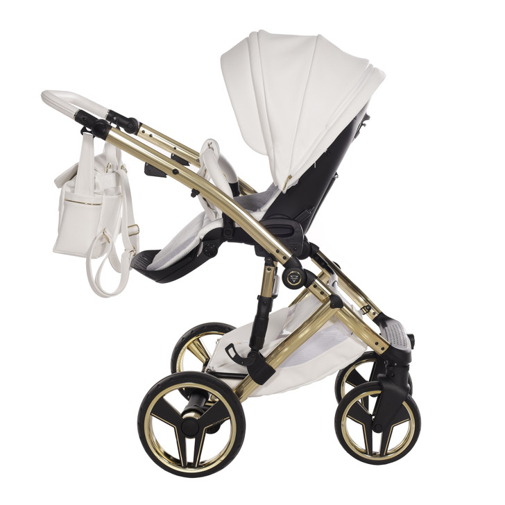 Junama Candy Premium White Pram Pushchair Travel System