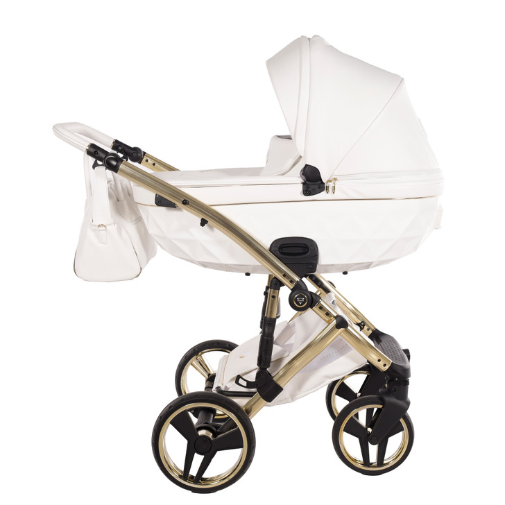 Junama Candy Premium White Pram & Pushchair