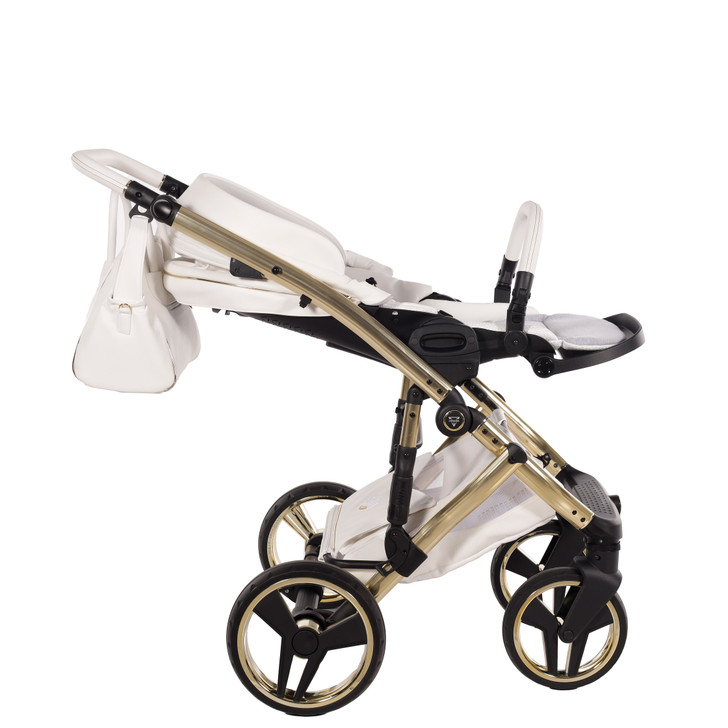 Junama Candy Premium White Pram & Pushchair